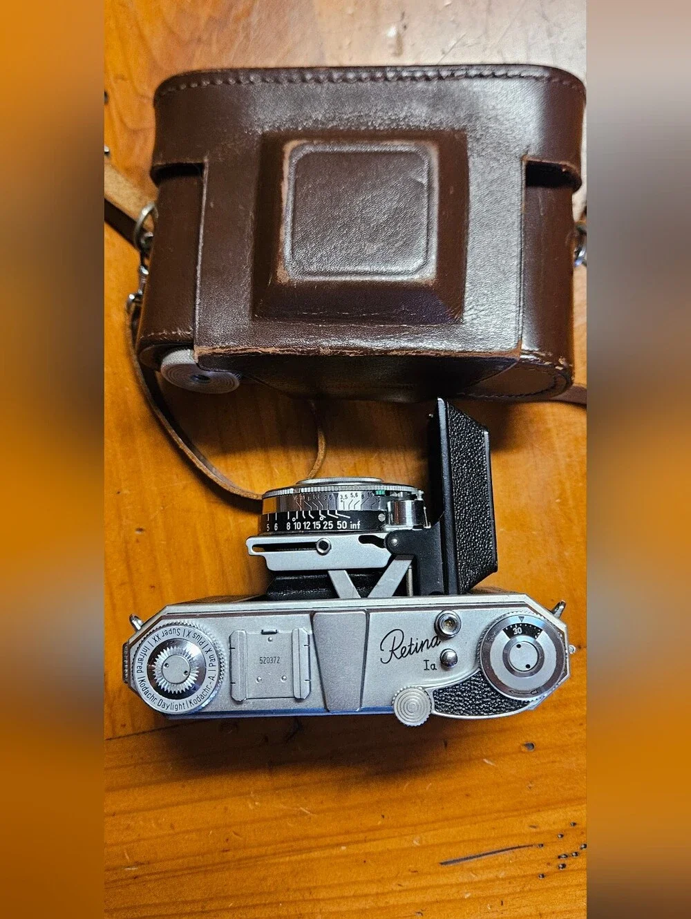 Kodak Vintage 1A Folding Film Camera in Black and Brown